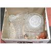 Image 1 : CRYSTAL/CUT GLASS LOT OF ASSORTED ITEMS