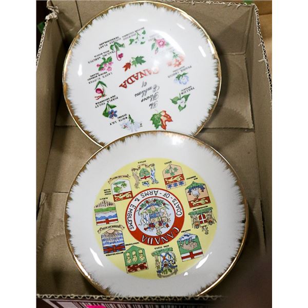 VINTAGE CANADIANA COLLECTOR PLATES- SET OF 2