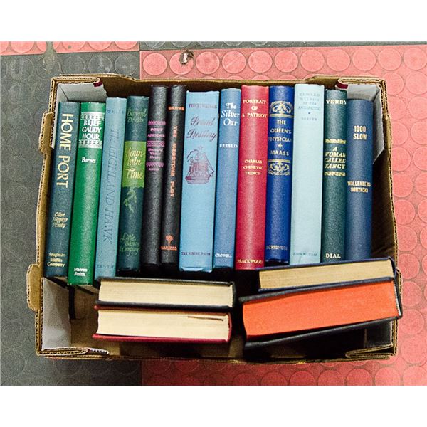 BOOKS- BOX LOT ASSORTED