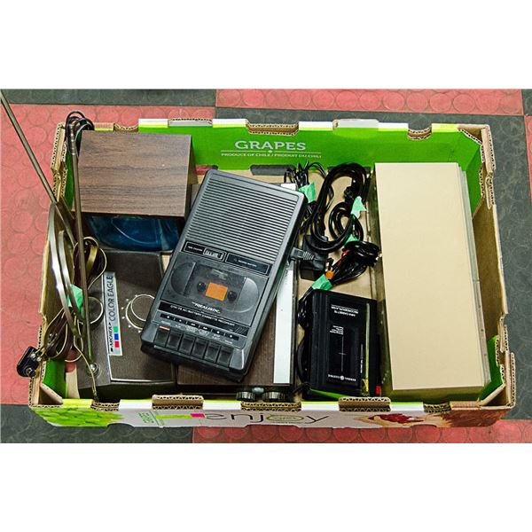 VINTAGE ELECTRICAL- RADIOS, CASSETTE PLAYER,