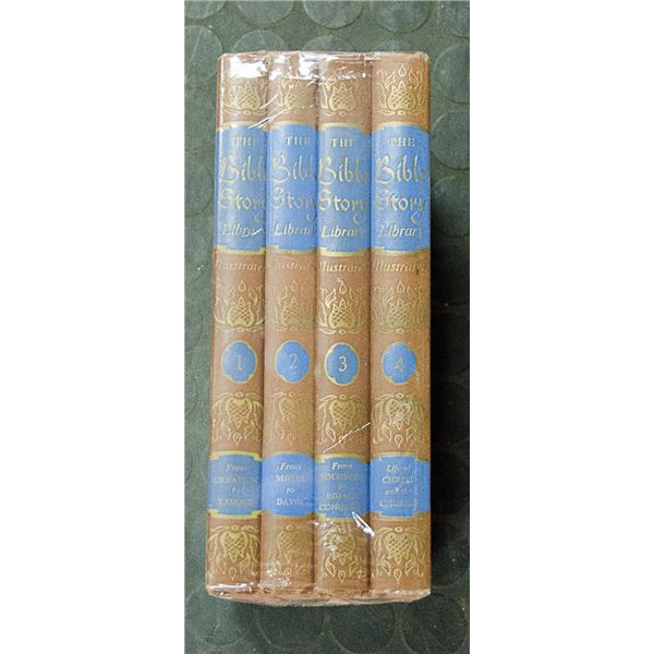 1956 "BIBLE STORY LIBRARY" SET OF 4 BOOKS