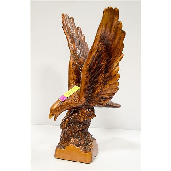 EAGLE STATUE- COPPER COLORED PORCELAIN