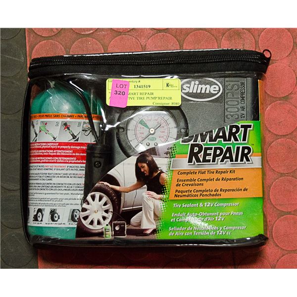 "SLIME" SMART REPAIR AUTOMOTIVE TIRE PUMP/REPAIR