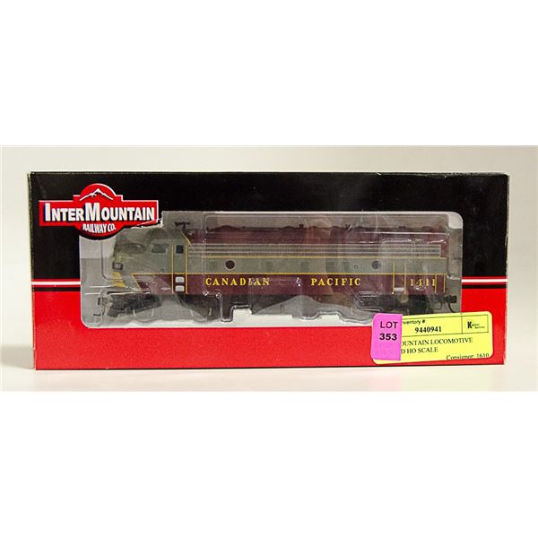 INTERMOUNTAIN LOCOMOTIVE W/SOUND HO SCALE