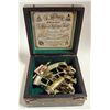 Image 2 : MARINE SEXTANT WITH INLAID WOOD BOX