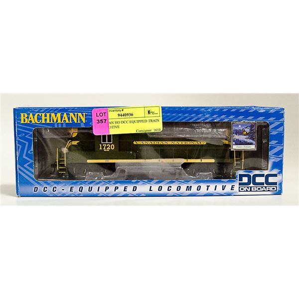 BACHMAN HO DCC EQUIPPED TRAIN LOCOMOTIVE