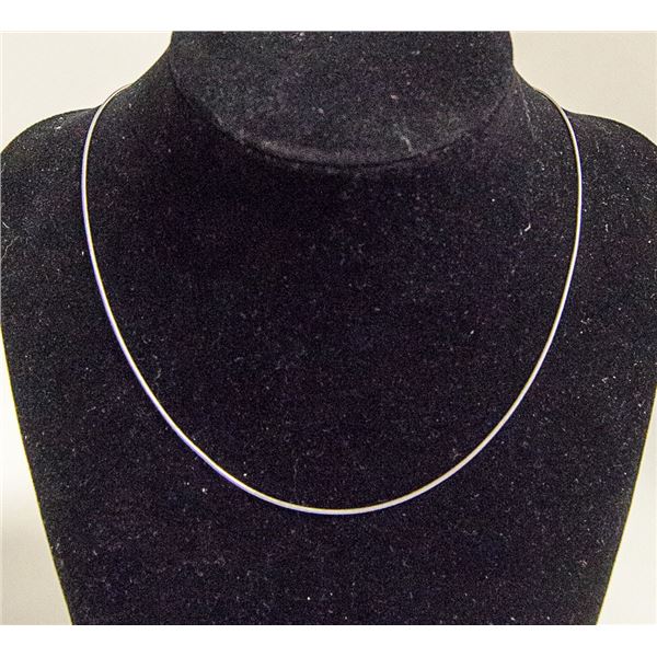 .925 SOLID SILVER ITALIAN SNAKE LINK CHAIN 16"