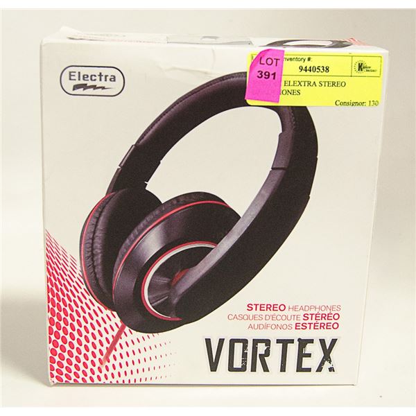 VORTEX ELEXTRA STEREO HEADPHONES