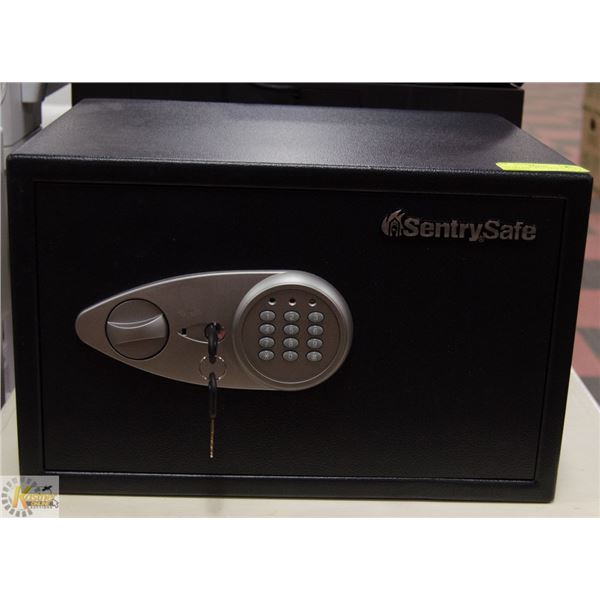 SENTRY SAFE WITH KEYS 17" X 14" X 11" APPROX