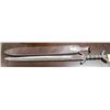 Image 1 : 31" INCH LONG SWORD WITH CASE AND WOODEN HANDLE