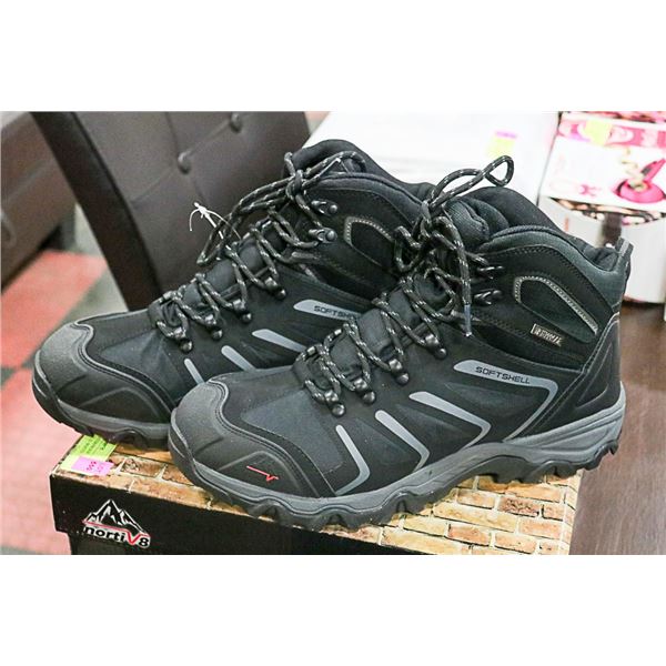 NEW NORTH WATERPROOF SOFTSHELL SIZE 11 BOOTS