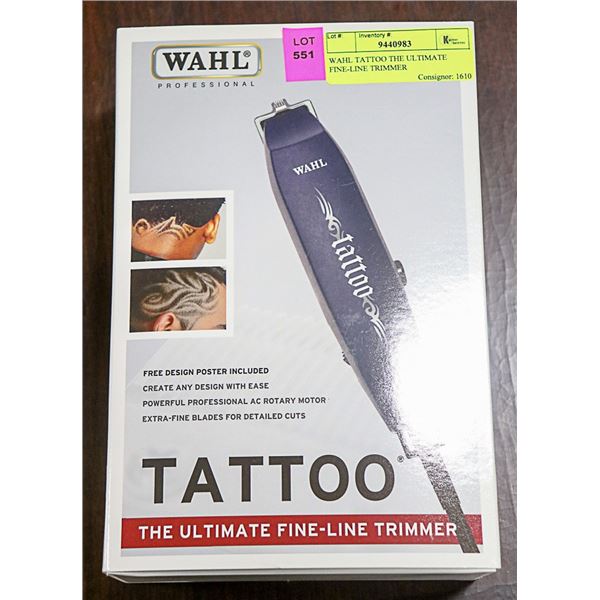 WAHL TATTOO THE ULTIMATE FINE-LINE TRIMMER