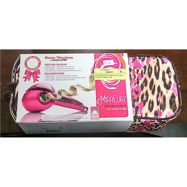 LTD EDITION BY BABYLISS NANO TITANIUM PRO CURL