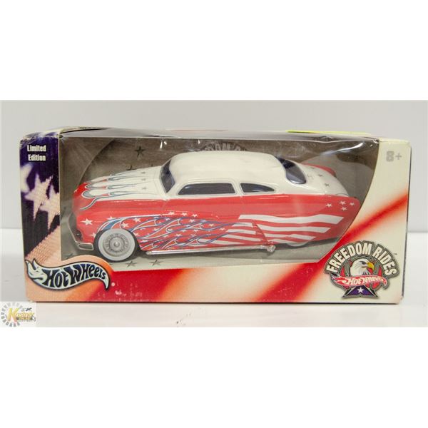 FREEDOM RIDES HOT WHEELS 1949 MERC DIECAST CAR