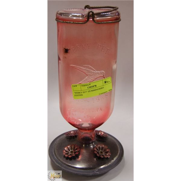 "PERKY PET" HUMMINGBIRD FEEDER