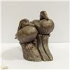 Image 1 : DUCKS UNLIMTED TWO DUCK STATUE. METAL LOOK WITH