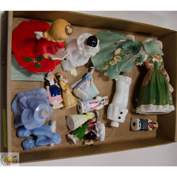 FLAT OF ASSORTED AVON HANDCRAFTED MINIATURE ALBEE