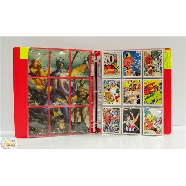 2009 MARVEL CARD SET WITH 9 INSERT TRIBUTE CARDS