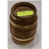 Image 1 : WOODEN BARREL BANK