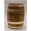 Image 2 : WOODEN BARREL BANK