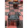 Image 1 : WOODEN ROCKING CHAIR