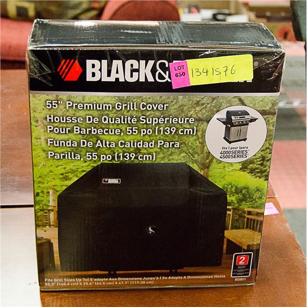 55" BLACK & DECKER  BBQ COVERS