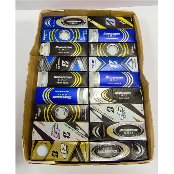 FLAT ASST BRIDGESTONE RECLAIMED GOLF BALLS