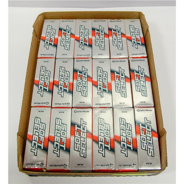 FLAT TAYLORMADE SOFT SELECT RECLAIMED GOLF BALLS