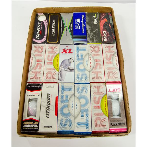 FLAT ASST RECLAIMED GOLF BALLS