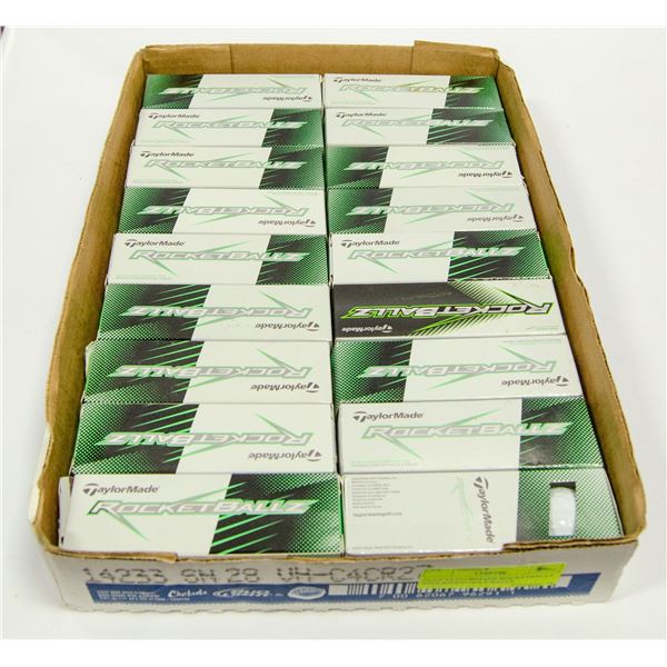 FLAT TAYLORMADE ROCKETBALLZ RECLAIMED GOLF BALLS
