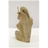 Image 1 : SOAPSTONE CARVING - BIRDMAN AND FISH WITH STICK