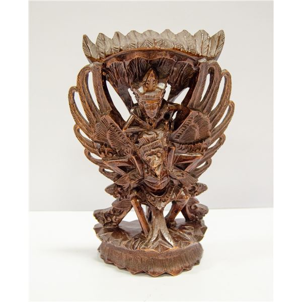 THAI BIRDMAN STATUE - BIRDMAN WITH A MAN RIDING