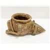 Image 2 : CLAY EFFIGY VESSEL - CONTAINER WITH FACE AND