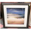 Image 1 : 35.5" X 35.5" FRAMED AND MATTED PAINTING/PRINT