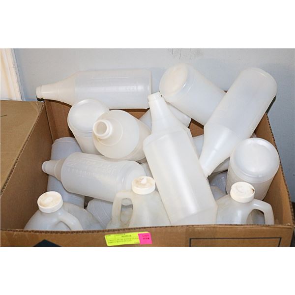 3 BOTTLES OF HYPER CLEAN AND EMPTY BOTTLES LOT