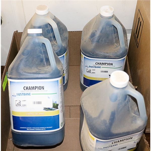 4 BOTTLES OF CHAMPION POWERFUL SUPER STRIPPER LOT