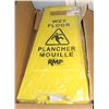 Image 1 : FULL CASE OF 10 OF "WET FLOOR" SIGNS LOT