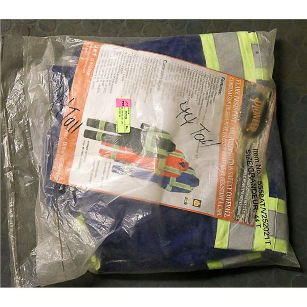 PIONEER FLAME RESISTANT COVERALLS SIZE 44