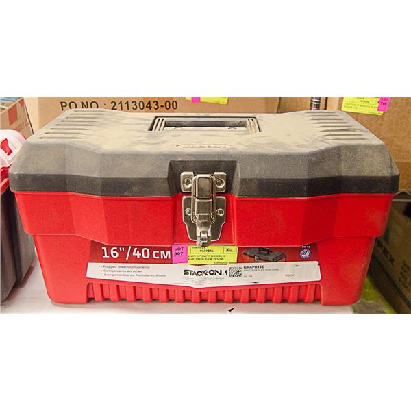 STACK-ON 16" INCH TOOLBOX DUSTY OUTSIDE NEW INSIDE