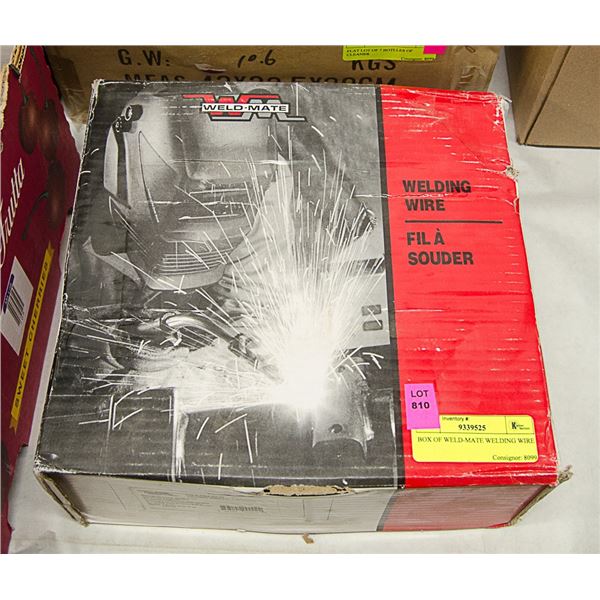 BOX OF WELD-MATE WELDING WIRE