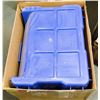 Image 1 : BOX LOT OF 3 BLUE PARTS BINS 12"X20"X16" APPROX