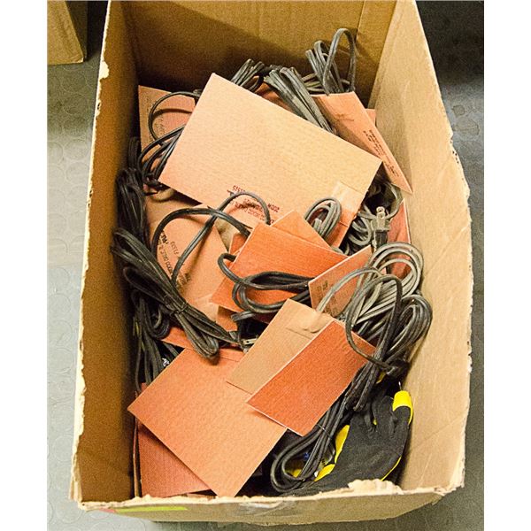 BOX LOT OF TEMPCO HEATING ELEMENTS LOT