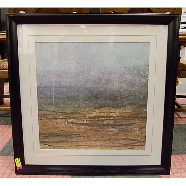 LARGE BLACK FRAMED PRINT