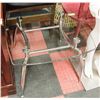 Image 1 : CHROME SIDE TABLE WITH GLASS TOP 26" X 26"