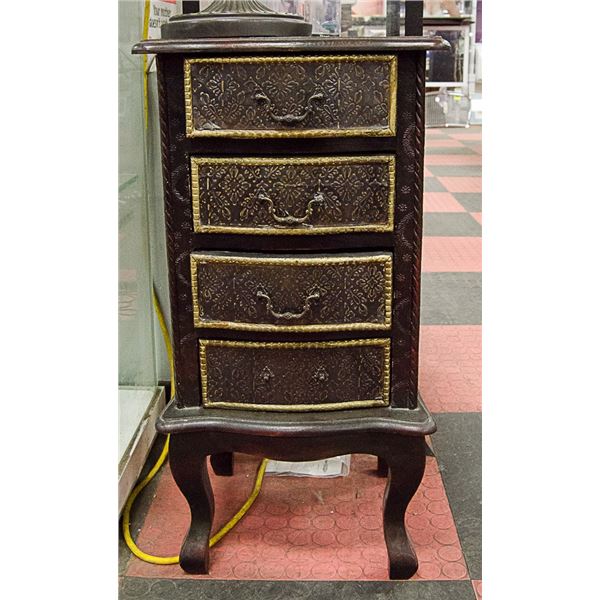 OCCASIONAL SIDE TABLE 4 DRAWERS