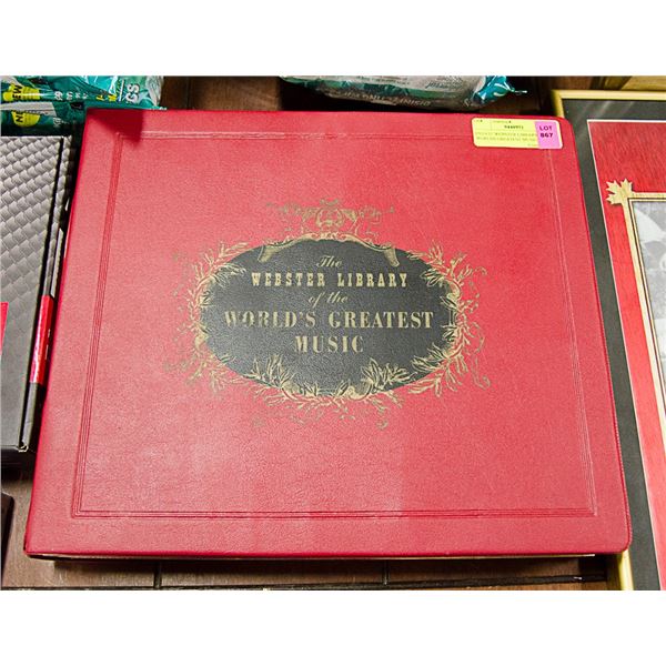 ESTATE WEBSTER LIBRARY OF WORLDS GREATEST MUSIC