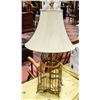 Image 1 : 2'  TALL VINTAGE CAGE STYLE LAMP