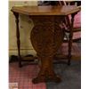 Image 1 : 22" X 12" X 24" WOODEN  SIDE TABLE
