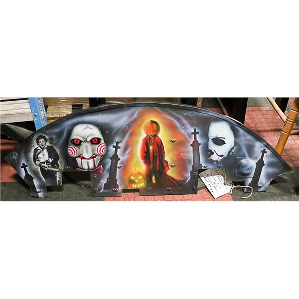 AVIATION ART AIRPLANE PANEL HORROR SAW, JASON AND