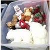 Image 1 : TOTE OF COLLECTIBLE STUFFED ANIMALS